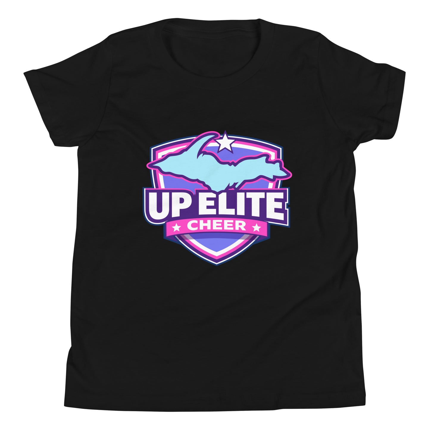 Performance | Youth T-Shirt | UP Elite Cheer | Shield Logo
