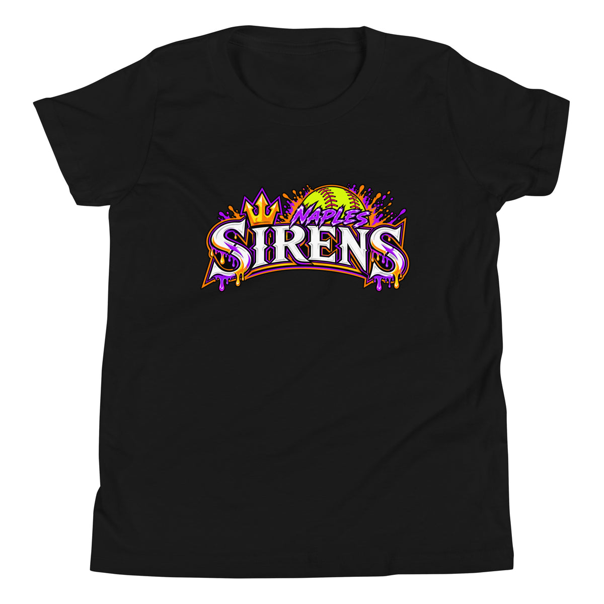 Performance | Youth T-Shirt | Naples Sirens | Emblem Logo