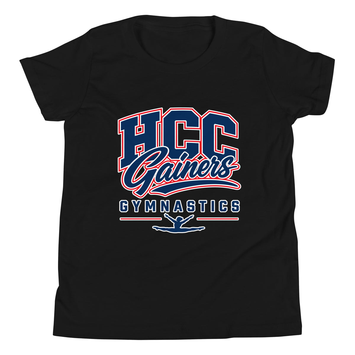 Performance | Youth T-Shirt | HCC Gymnastics | Apex Logo