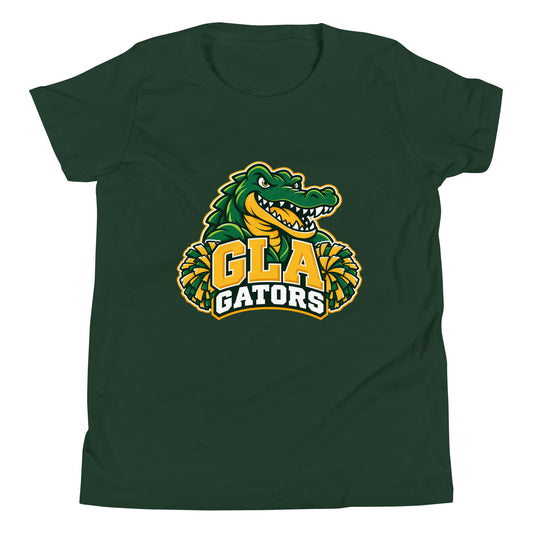 Performance | Youth T-Shirt | GLA Gators Cheer Team | Apex Gators Elite Logo