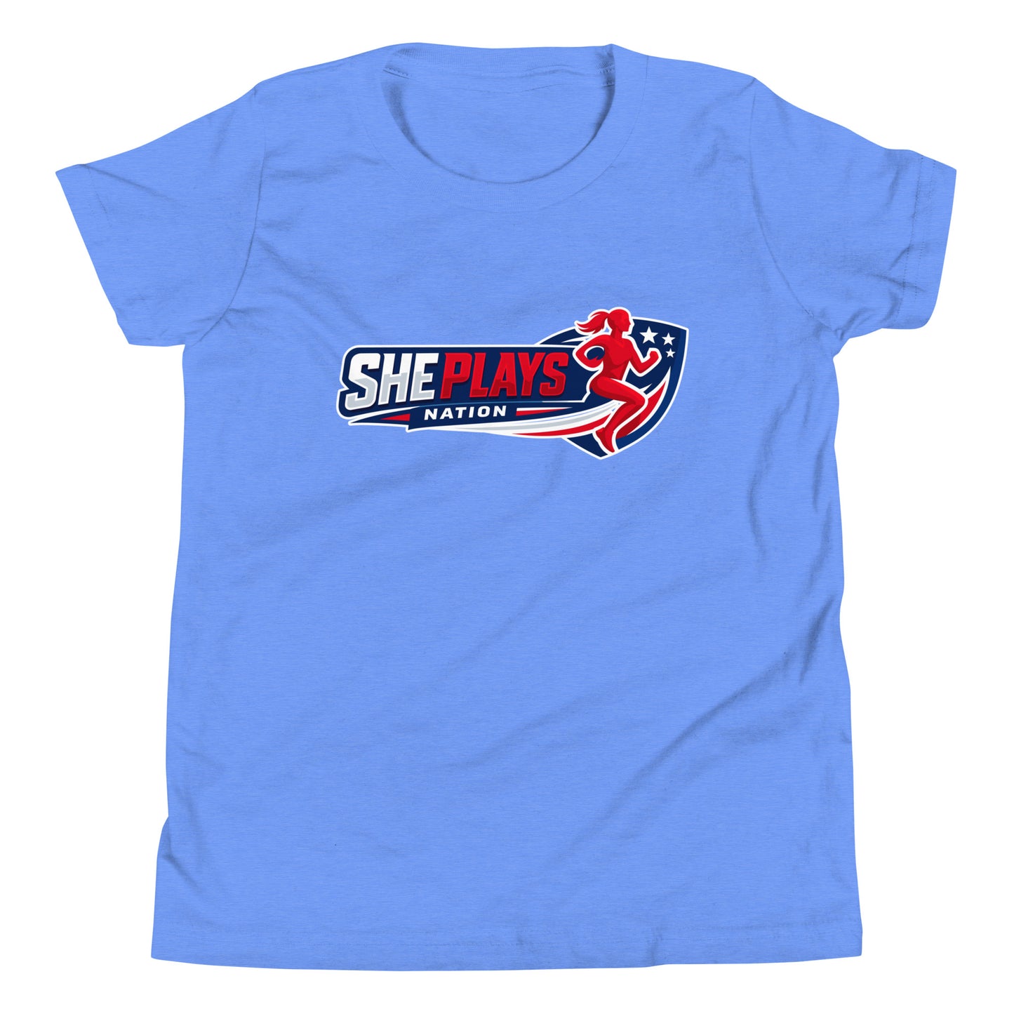 Performance | Youth T-Shirt | She Plays Nation | Crest Logo