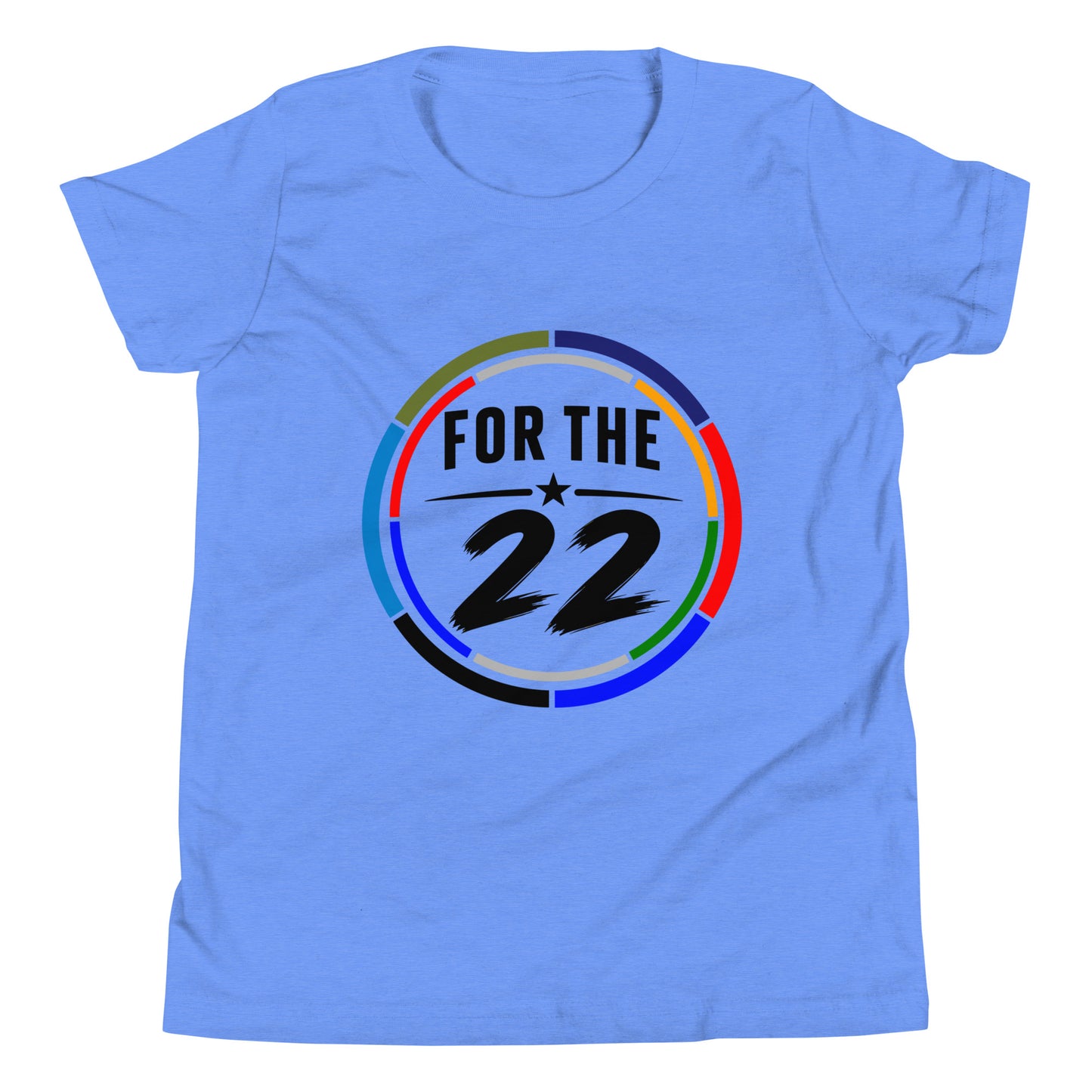 Performance | Youth T-Shirt | For the 22 | Honor Athletics Logo