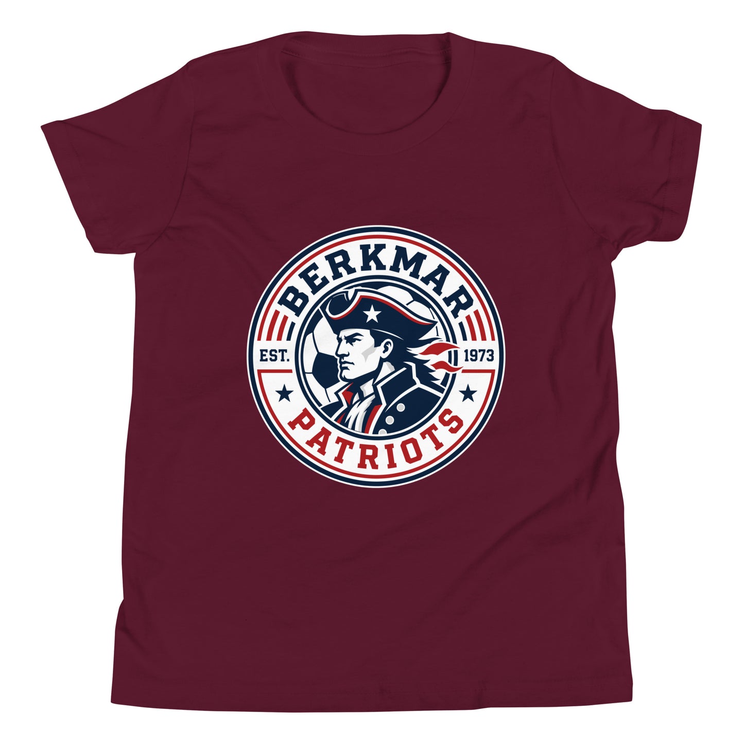 Performance | Youth T-Shirt | Berkmar High School Soccer | Badge Logo