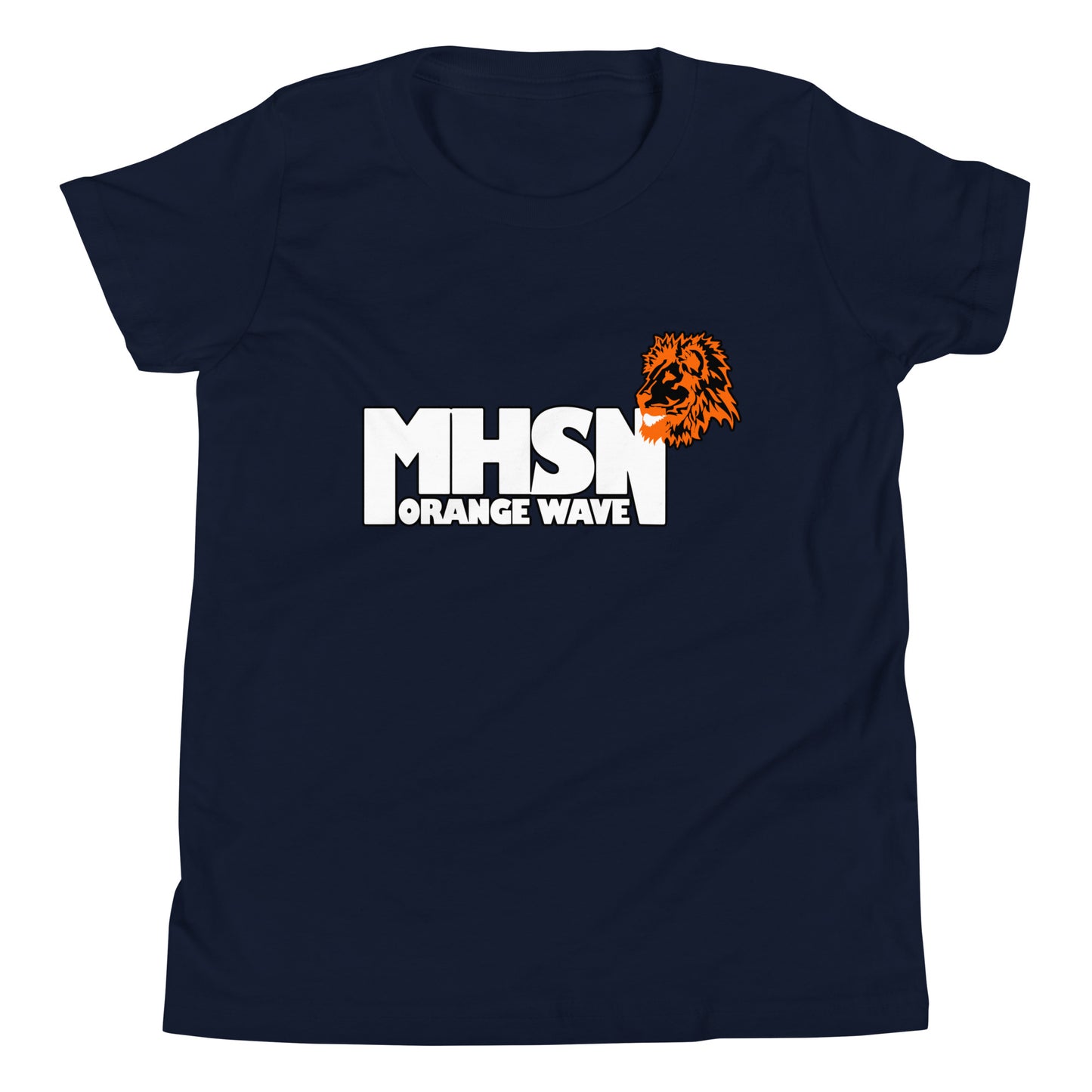 Performance | Youth T-Shirt | Orange Wave Marching Band | Crest Logo