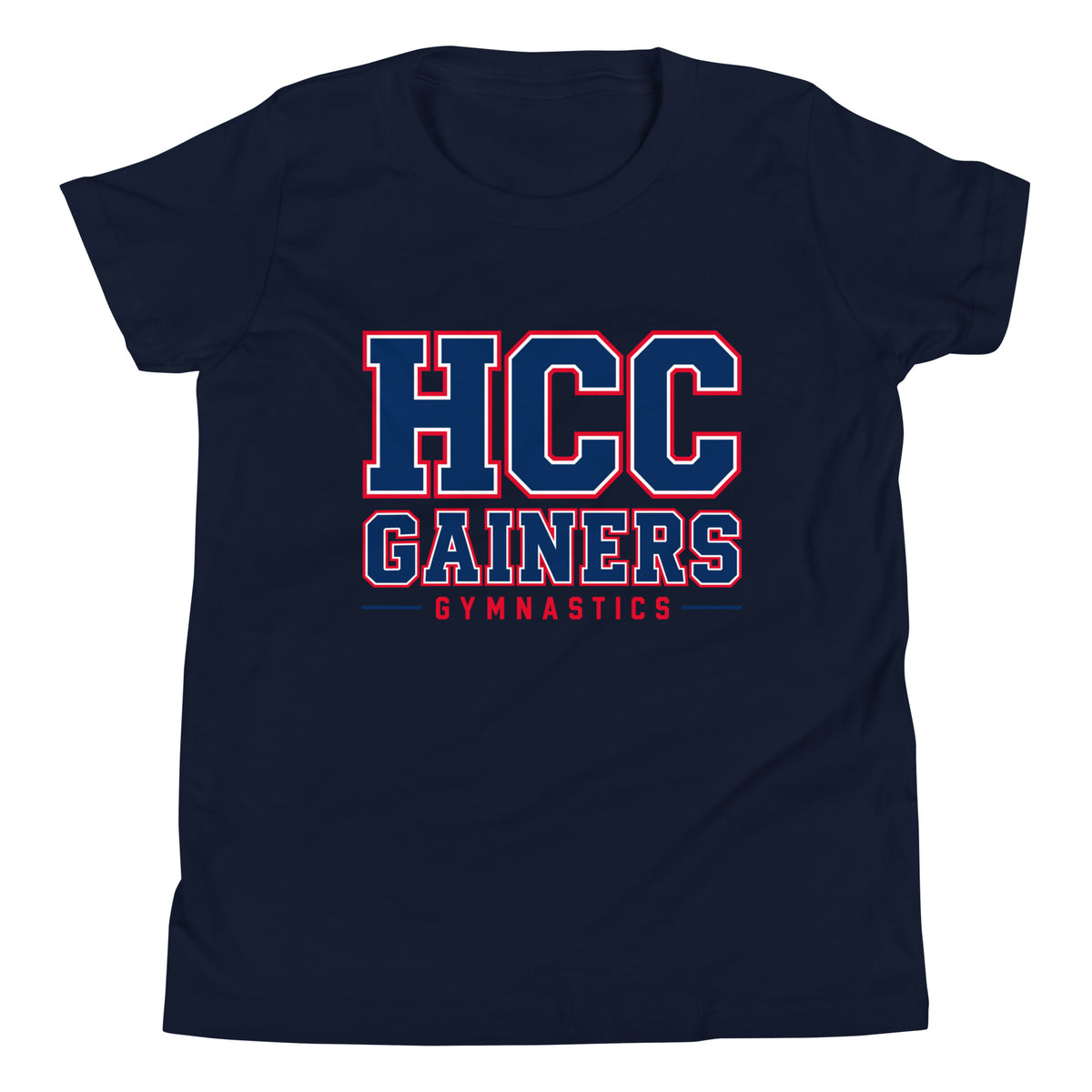 Performance | Youth T-Shirt | HCC Gymnastics | Vanguard Logo