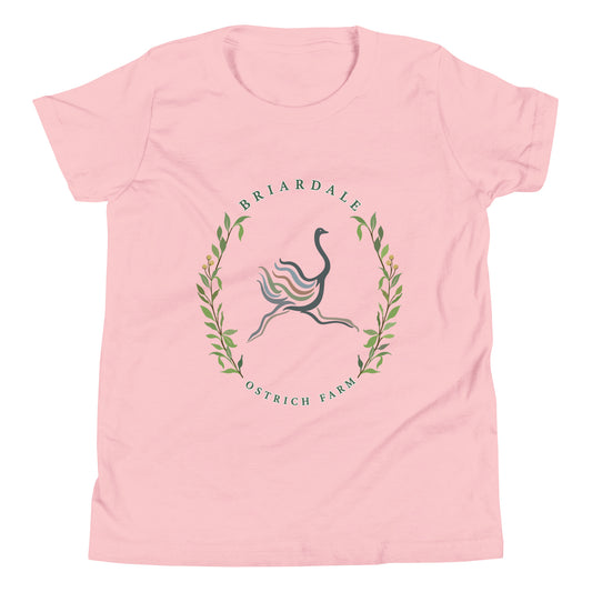 Performance | Youth T-Shirt | Briardale Ostrich Farm | Crest Logo