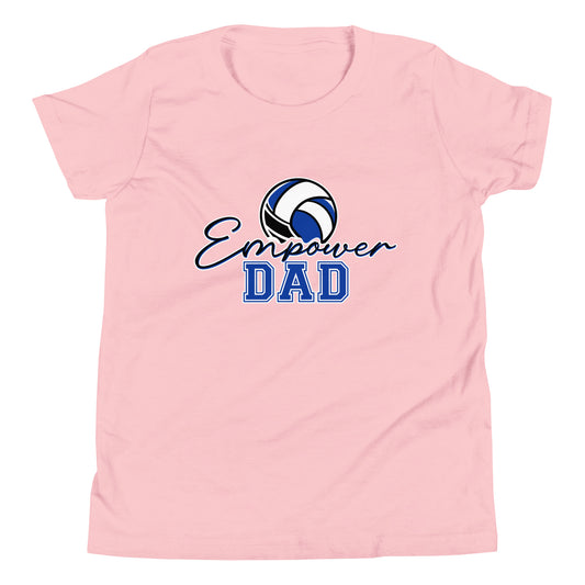 Performance | Youth T-Shirt | Empower Volleyball Club | Dad Crest Logo