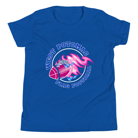 Performance | Youth T-Shirt | West Potomac Flag Football | Crest Logo