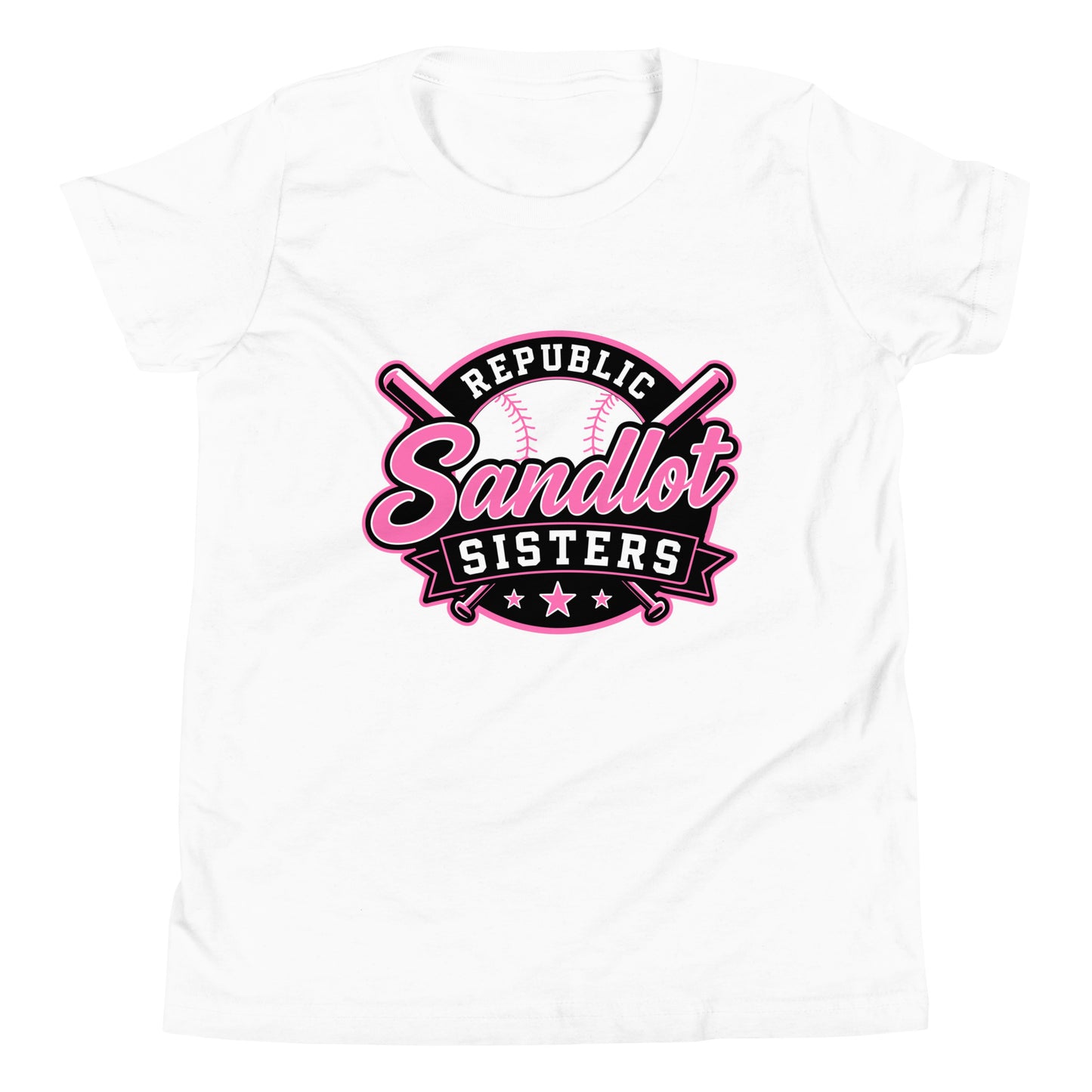 Performance | Youth T-Shirt | Sandlot Sisters | Badge Logo