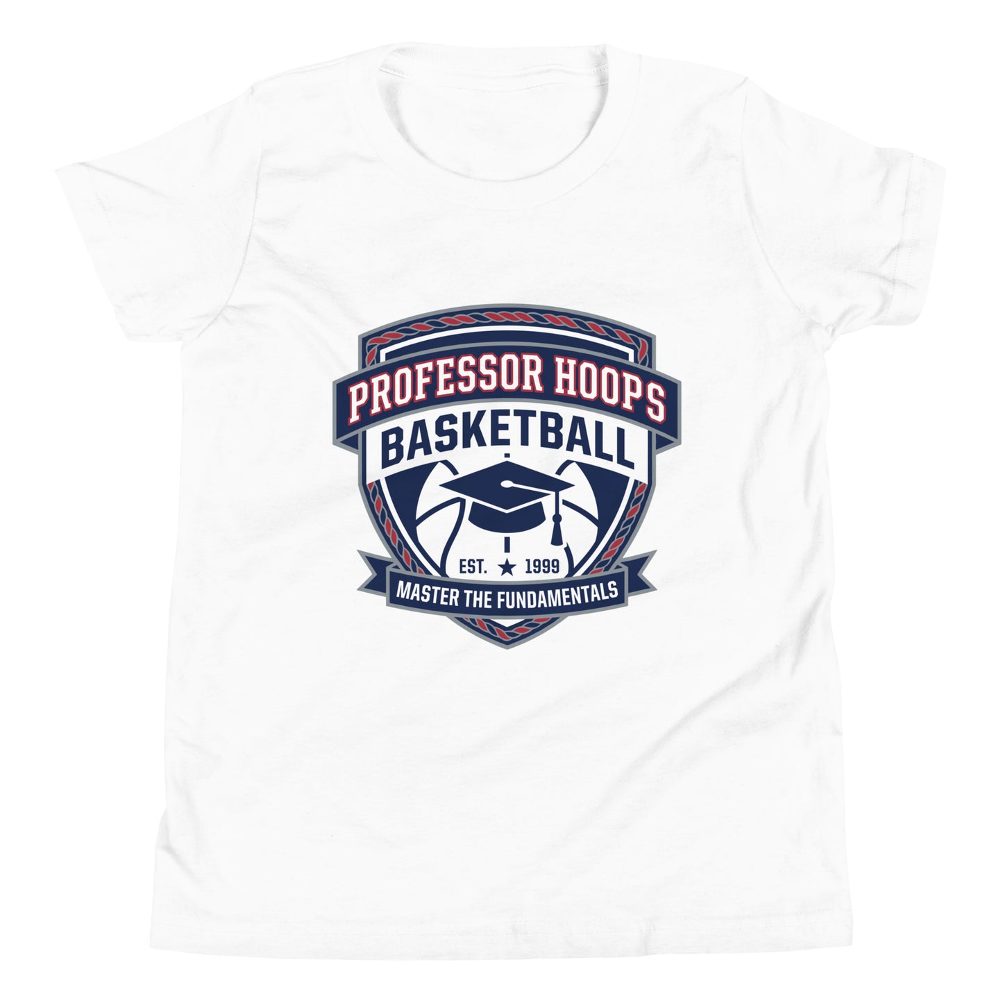 Performance | Youth T-Shirt | Professor Hoops Basketball | Crest Logo