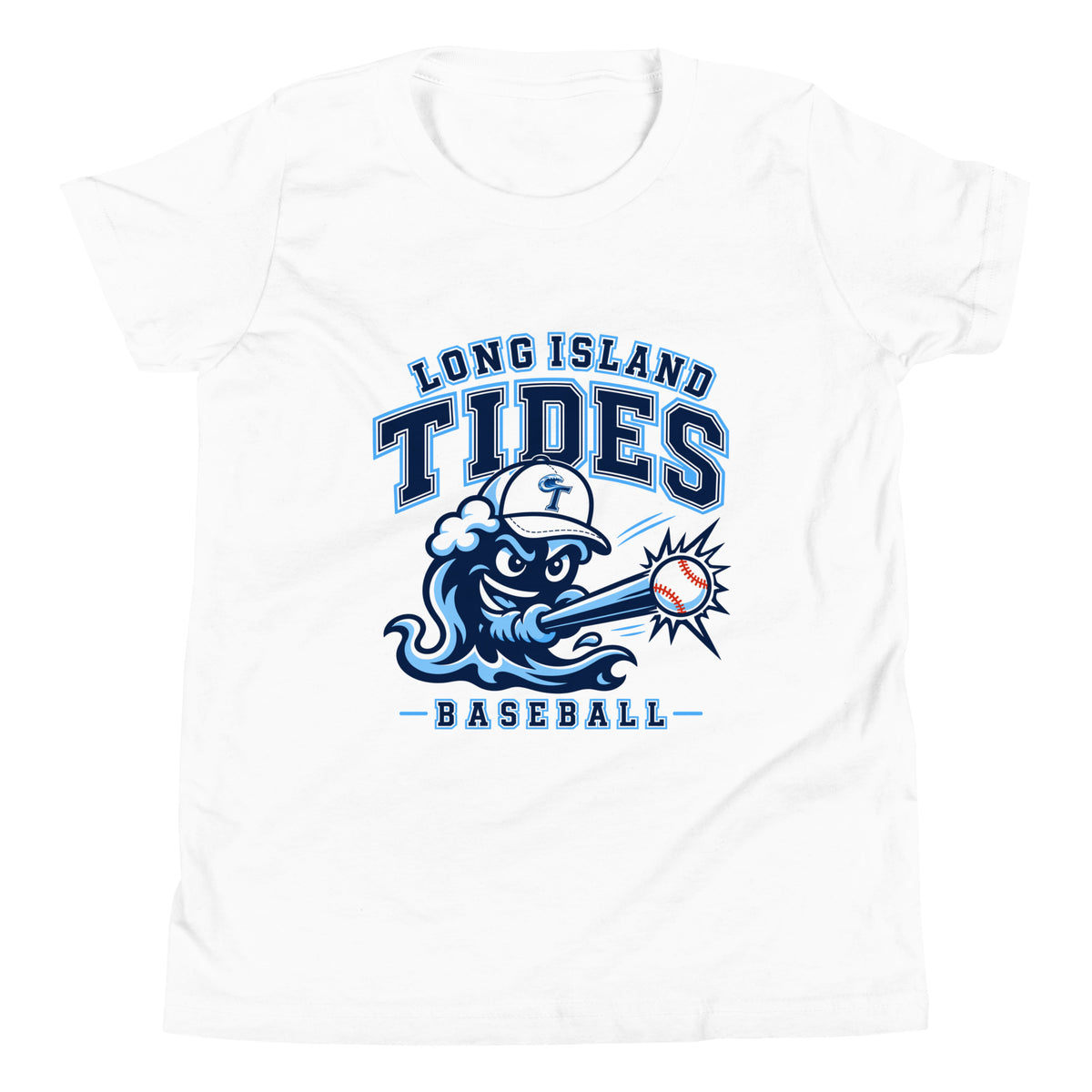 Performance | Youth T-Shirt | Long Island Tides Baseball | Valor Logo