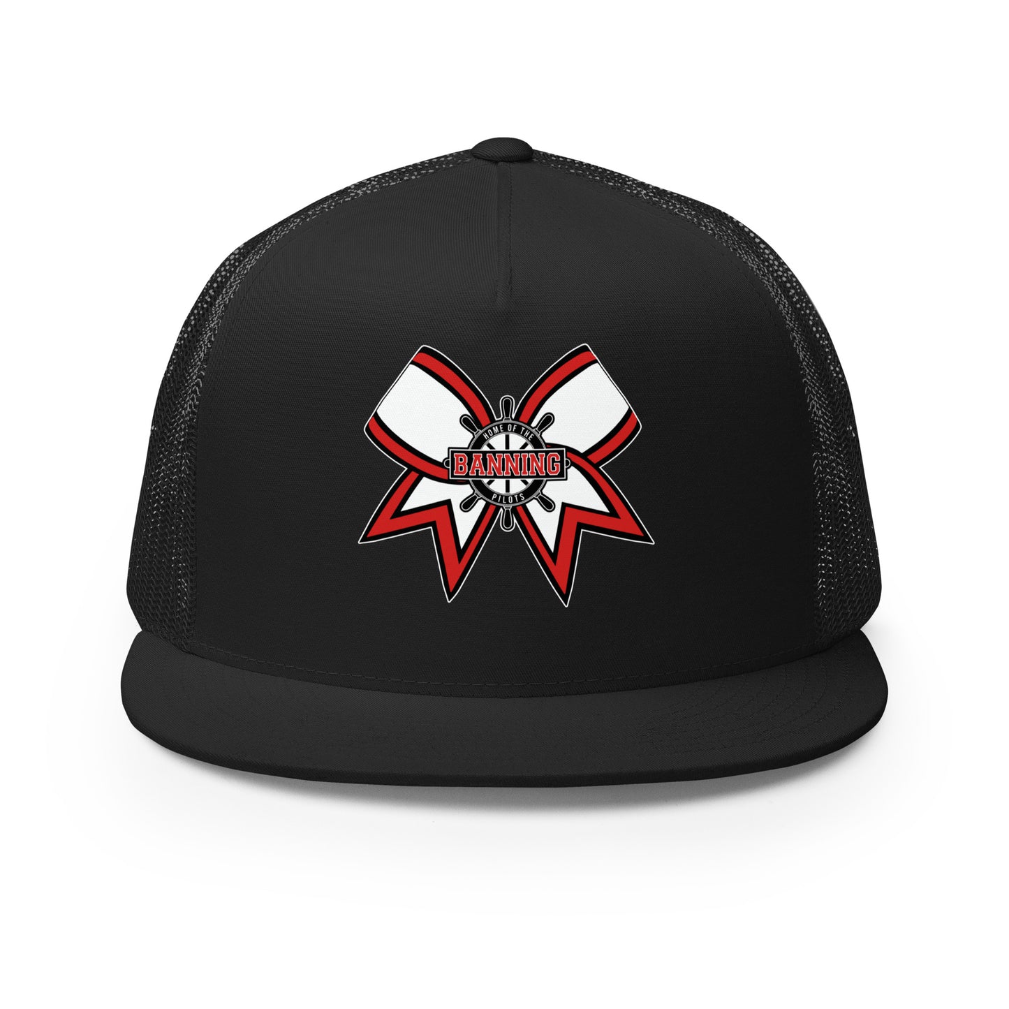 Performance | 5 Panel Trucker Cap | BHS Coed Cheer | Bow Logo