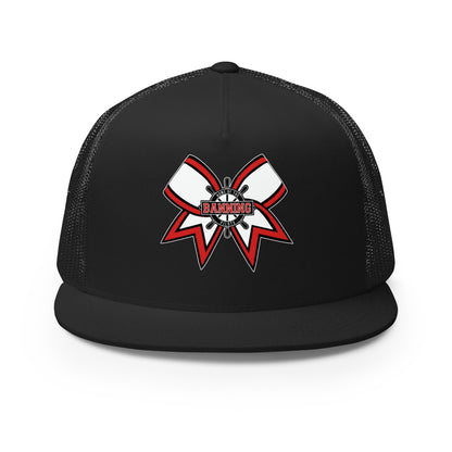 Performance | 5 Panel Trucker Cap | BHS Coed Cheer | Bow Logo