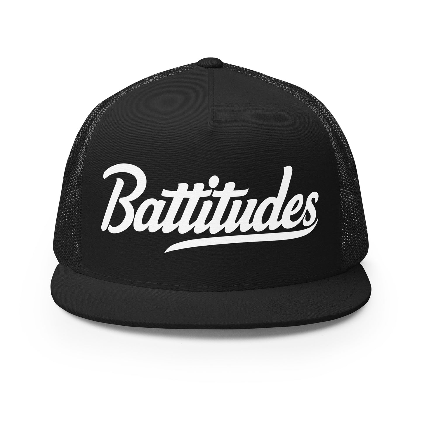 Performance | 5 Panel Trucker Cap | Battitudes | Script Logo