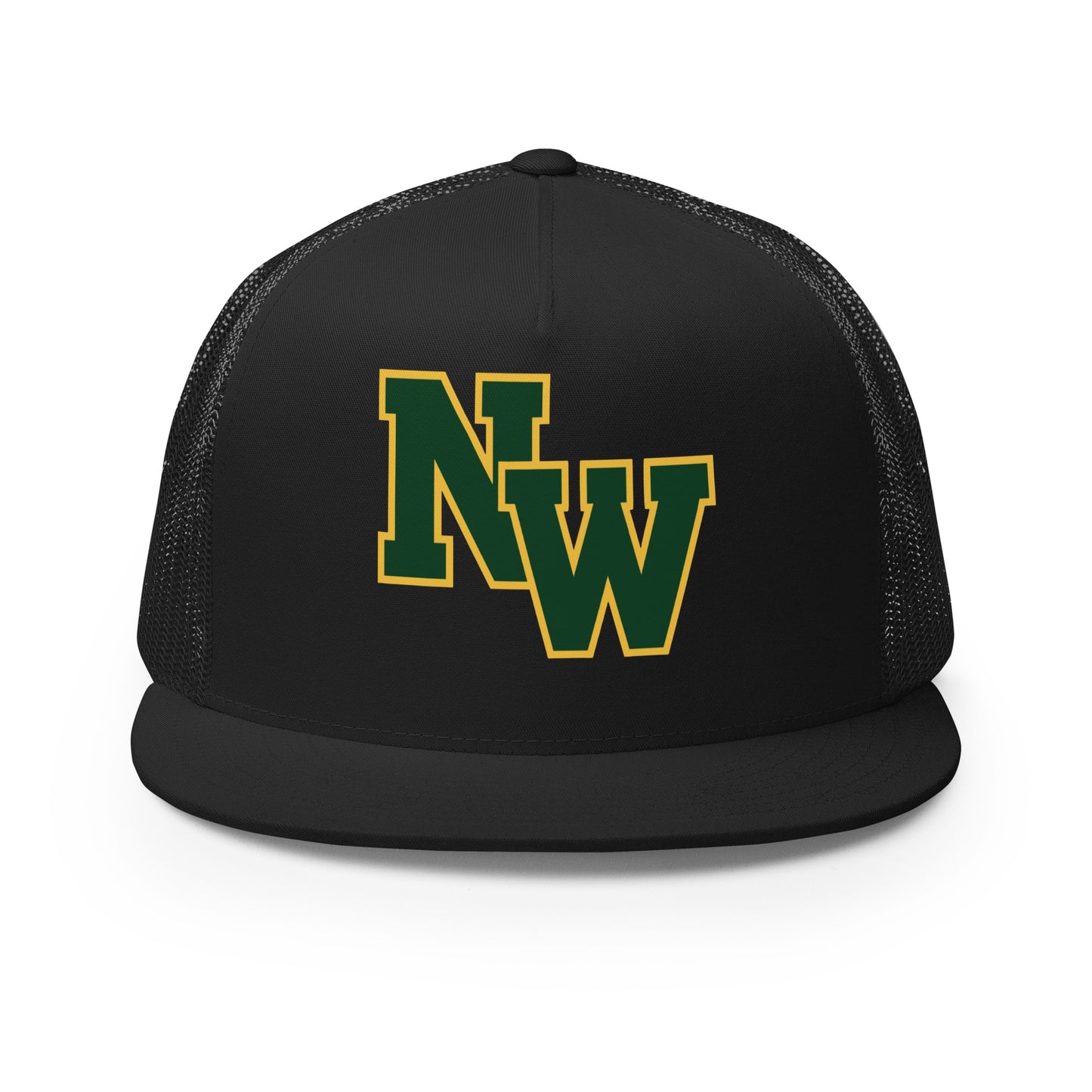 Performance | 5 Panel Trucker Cap | Northwest High School | Badge Logo