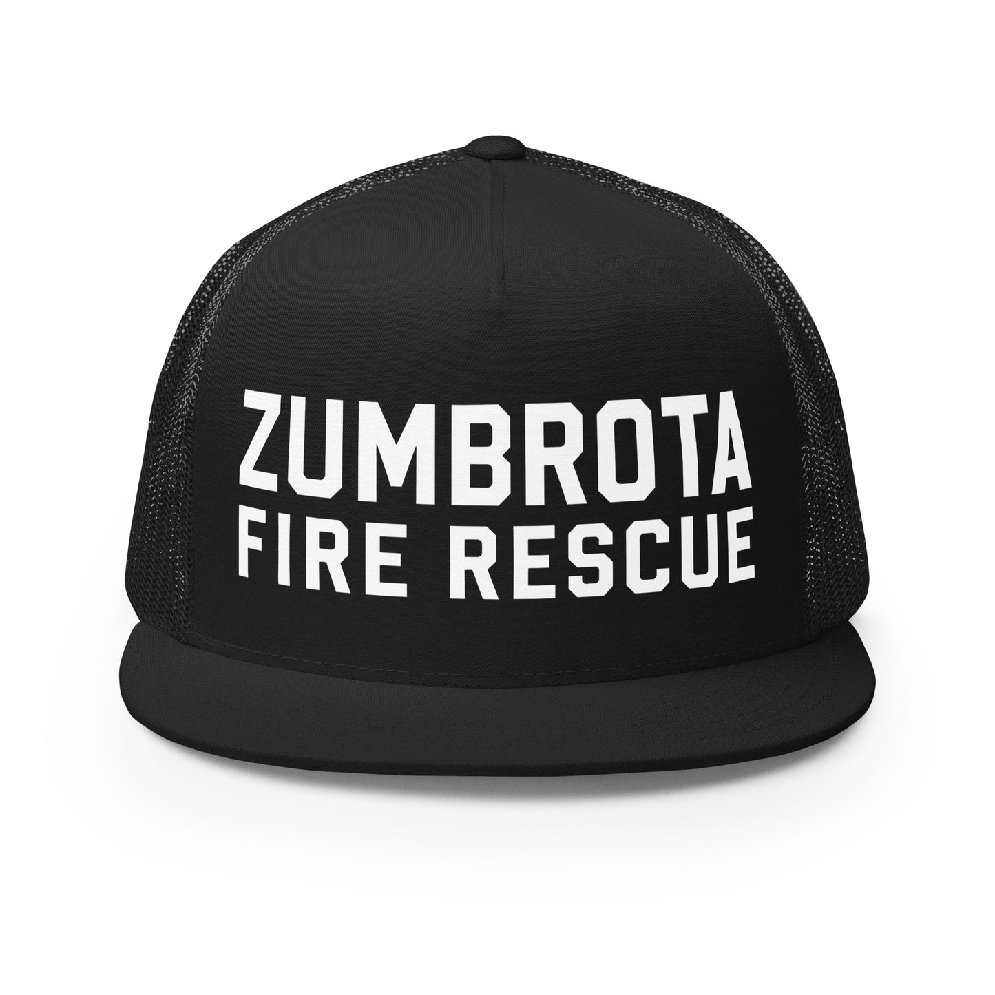 Performance | 5 Panel Trucker Cap | Zumbrota Fire Department | Vanguard Logo