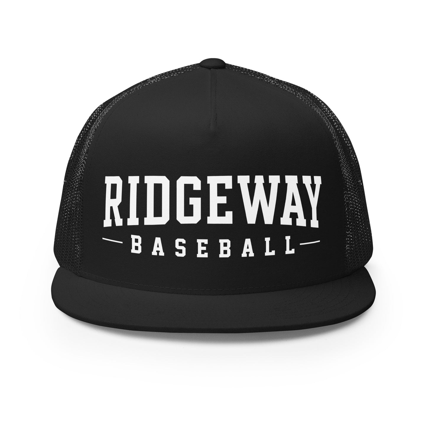 Performance | 5 Panel Trucker Cap | Ridgeway High School Baseball | Emblem Logo