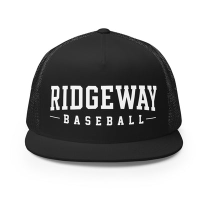 Performance | 5 Panel Trucker Cap | Ridgeway High School Baseball | Emblem Logo