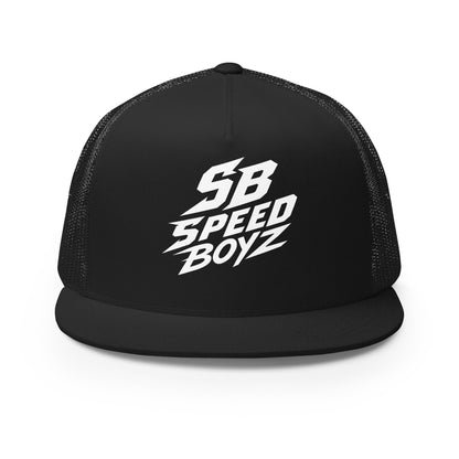 Performance | 5 Panel Trucker Cap | Blackout Boyz | SB Speed Crest Logo