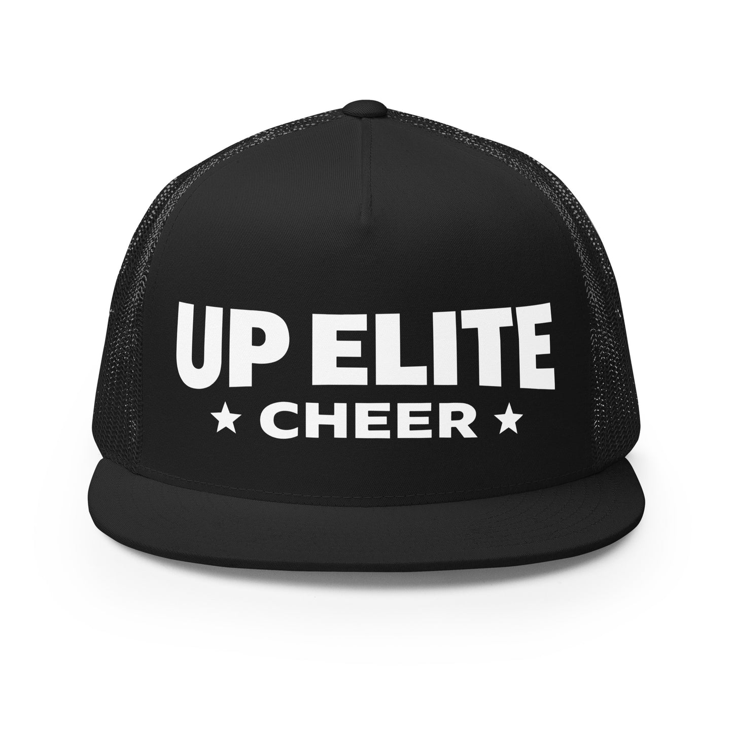 Performance | 5 Panel Trucker Cap | UP Elite Cheer | Script Logo