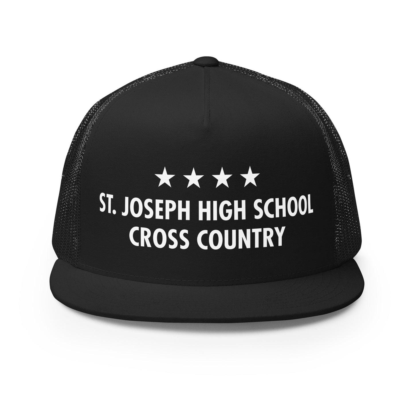 Performance | 5 Panel Trucker Cap | St. Joseph High School - Cross Country | Vanguard Logo