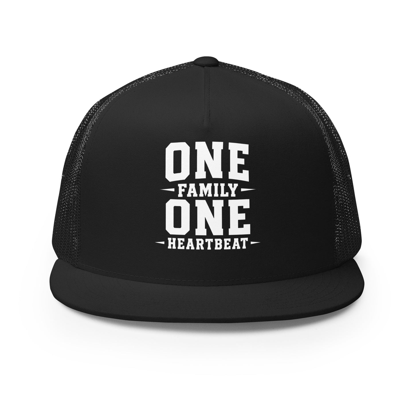 Performance | 5 Panel Trucker Cap | Celina Black Football | Modern Script Logo