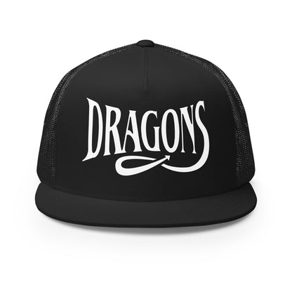 Performance | 5 Panel Trucker Cap | International Studies Middle School Volleyball | Crest Logo