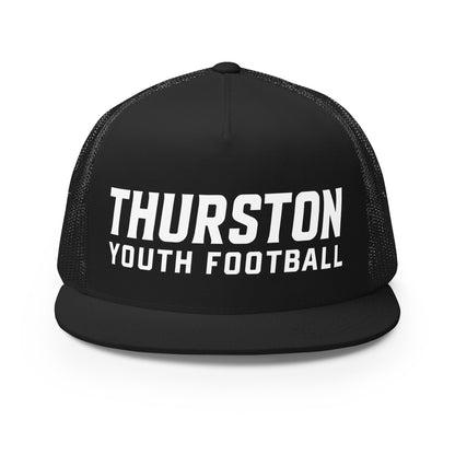 Performance | 5 Panel Trucker Cap | Thurston Youth Football | Crest Logo