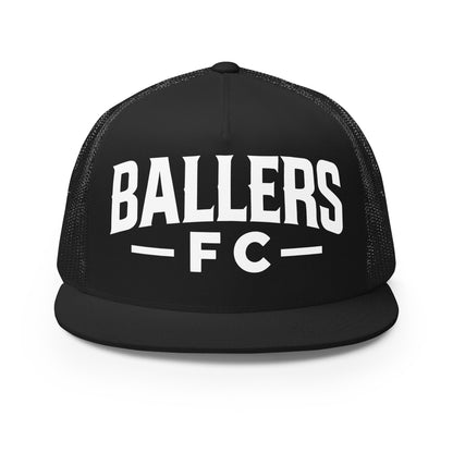 Performance | 5 Panel Trucker Cap | Ballers FC | Modern Script Logo