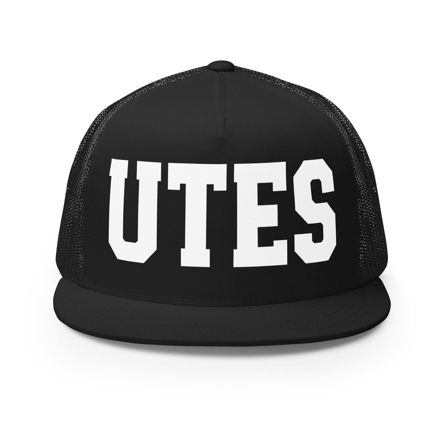 Performance | 5 Panel Trucker Cap | Utes Allstar Cheer | Script Logo