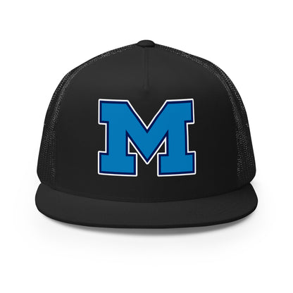 Performance | 5 Panel Trucker Cap | Medfield Softball | Lettermark Logo