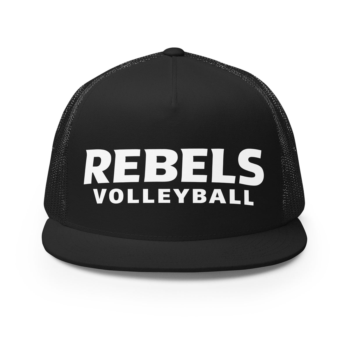 Performance | 5 Panel Trucker Cap | Rebels Volleyball Club | Crest Logo
