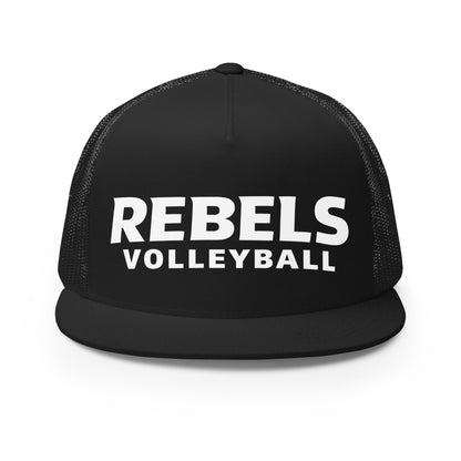 Performance | 5 Panel Trucker Cap | Rebels Volleyball Club | Crest Logo