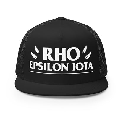 Performance | 5 Panel Trucker Cap | Rho | Script Logo