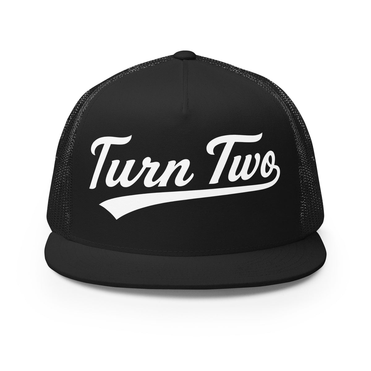 Performance | 5 Panel Trucker Cap | Texas Turn Two Baseball | Athletics Logo