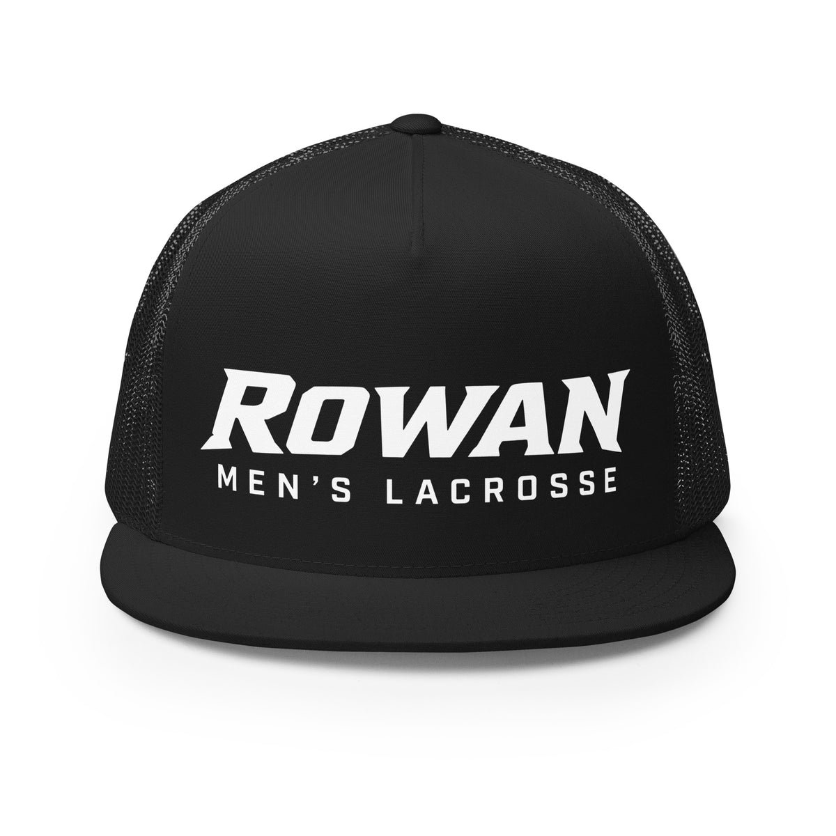 Performance | 5 Panel Trucker Cap | Rowan Men’s Lacrosse | Modern Script Logo
