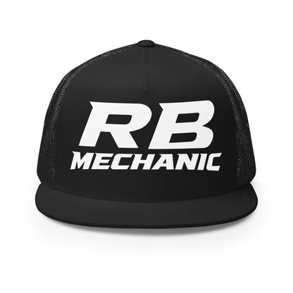 Performance | 5 Panel Trucker Cap | RB Mechanic | Lettermark Logo