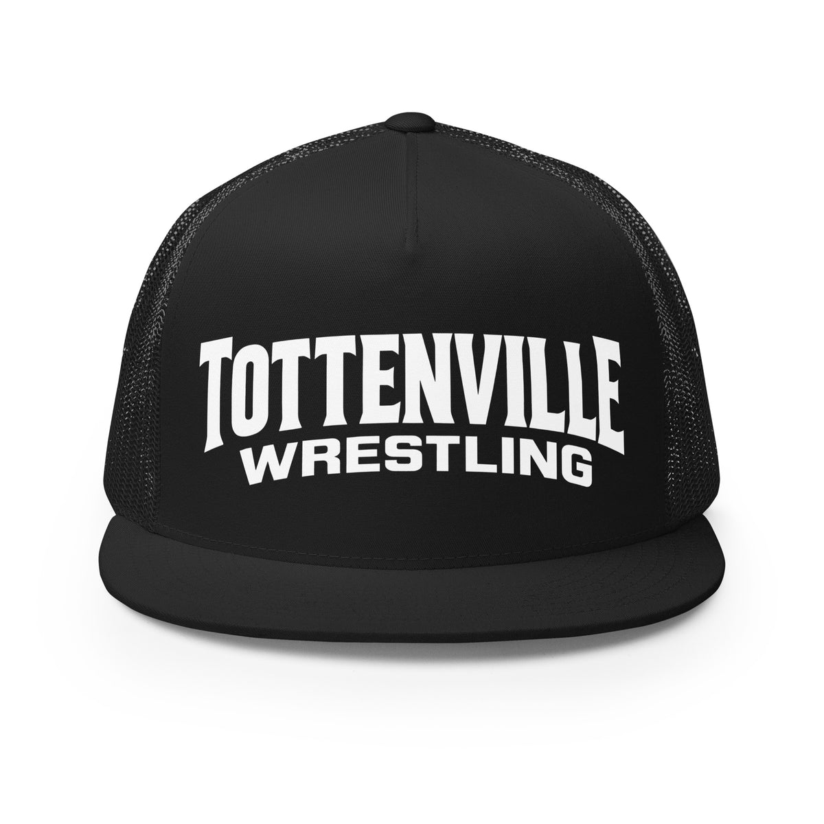 Performance | 5 Panel Trucker Cap | Tottenville wrestling club | Vanguard Logo