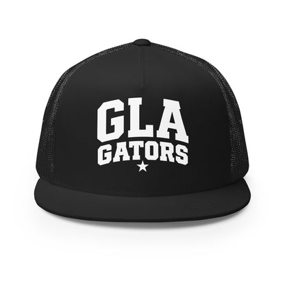 Performance | 5 Panel Trucker Cap | GLA Gators Cheer Team | Vanguard Logo