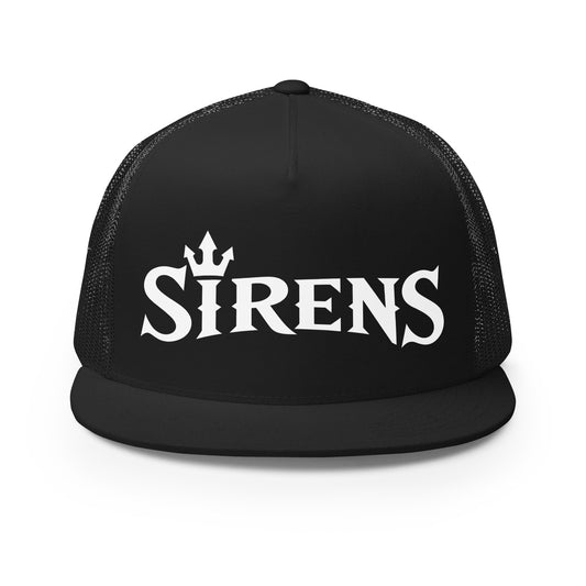 Performance | 5 Panel Trucker Cap | Naples Sirens | Emblem (Variant) Logo