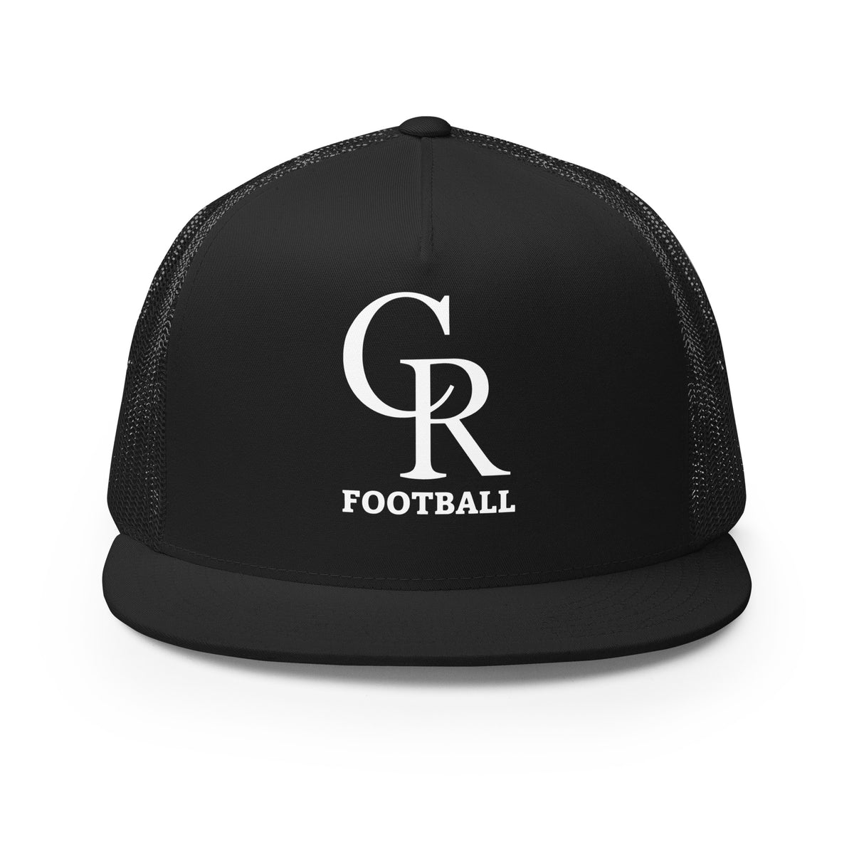 Performance | 5 Panel Trucker Cap | Chestnut Ridge Lions Football | Lettermark Logo