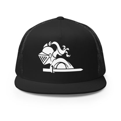 Performance | 5 Panel Trucker Cap | Kimball Cheer | Emblem Logo