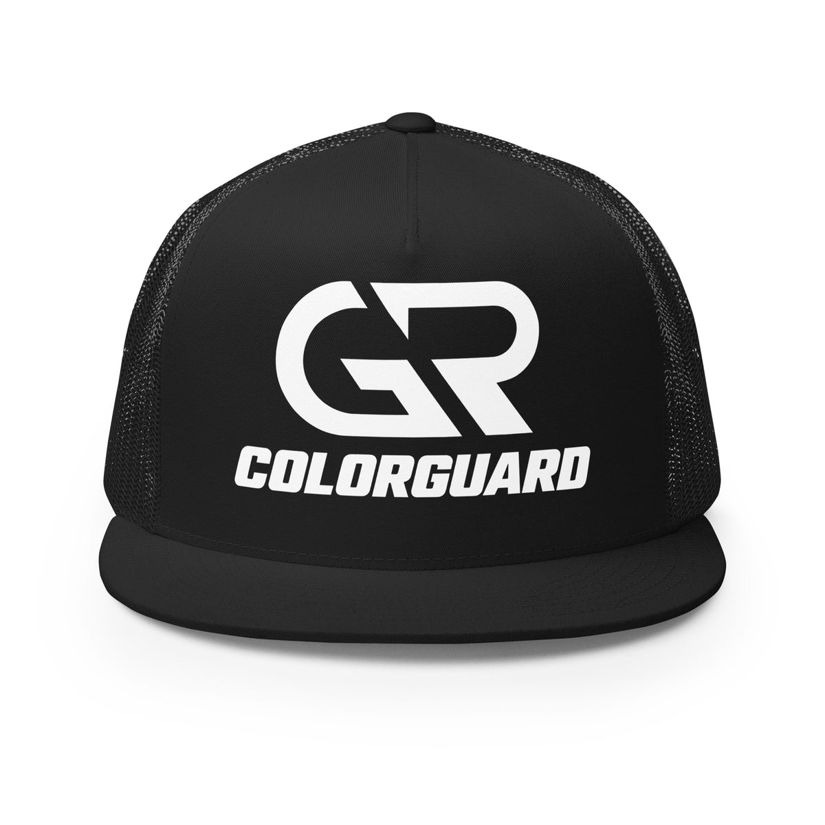 Performance | 5 Panel Trucker Cap | George Ranch High School Colorguard | Emblem Logo