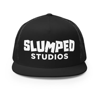 Performance | 5 Panel Trucker Cap | SlumpedStudios | Crest Logo