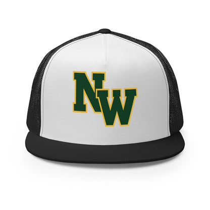 Performance | 5 Panel Trucker Cap | Northwest High School | Badge Logo