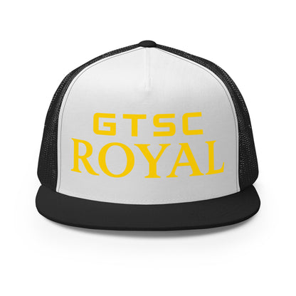 Performance | 5 Panel Trucker Cap | GTSC Royal | Modern Script Logo
