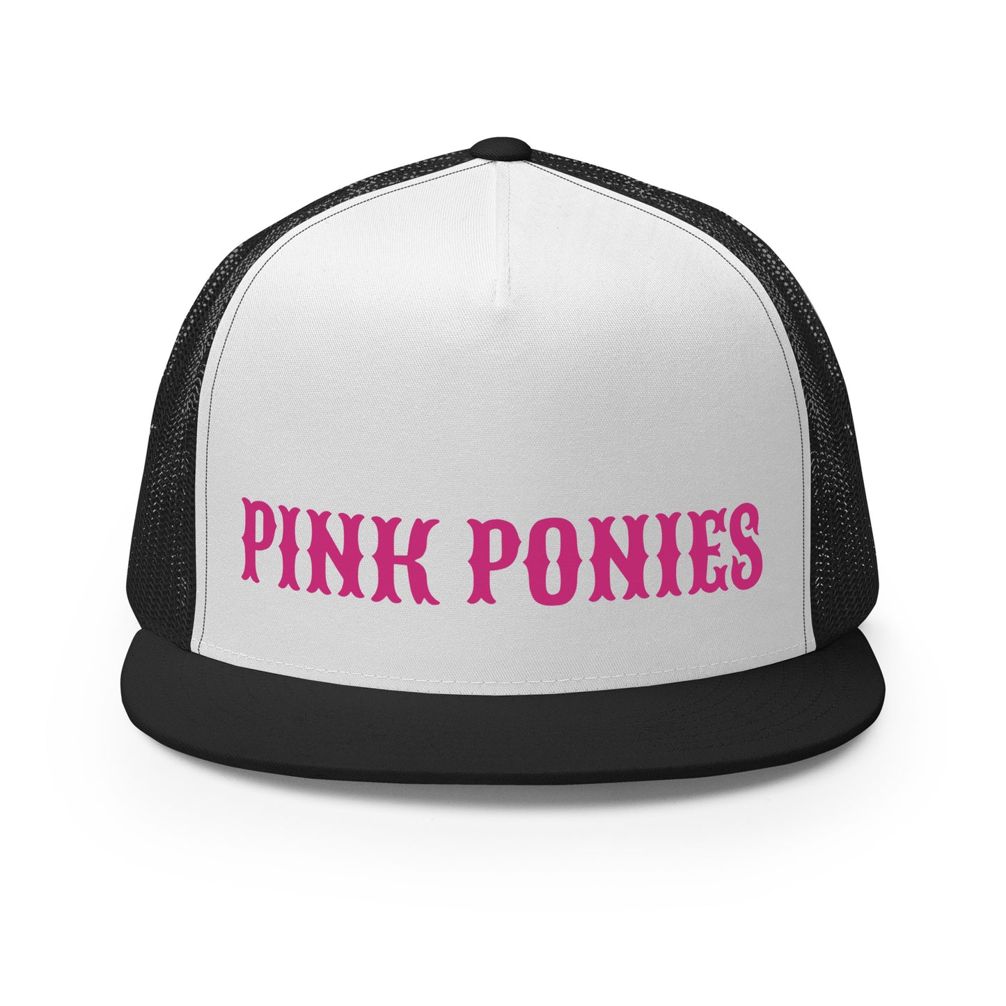 Performance | 5 Panel Trucker Cap | Pink Pony Athletic Club | Script Logo