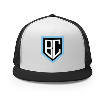Performance | 5 Panel Trucker Cap | Blue Collar Softball 2034 | Emblem Logo