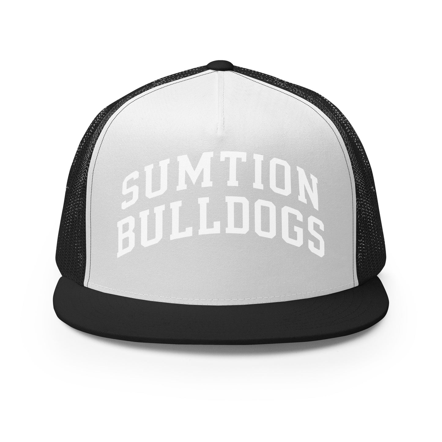 Performance | 5 Panel Trucker Cap | Sumtion bulldogs | Crest Logo