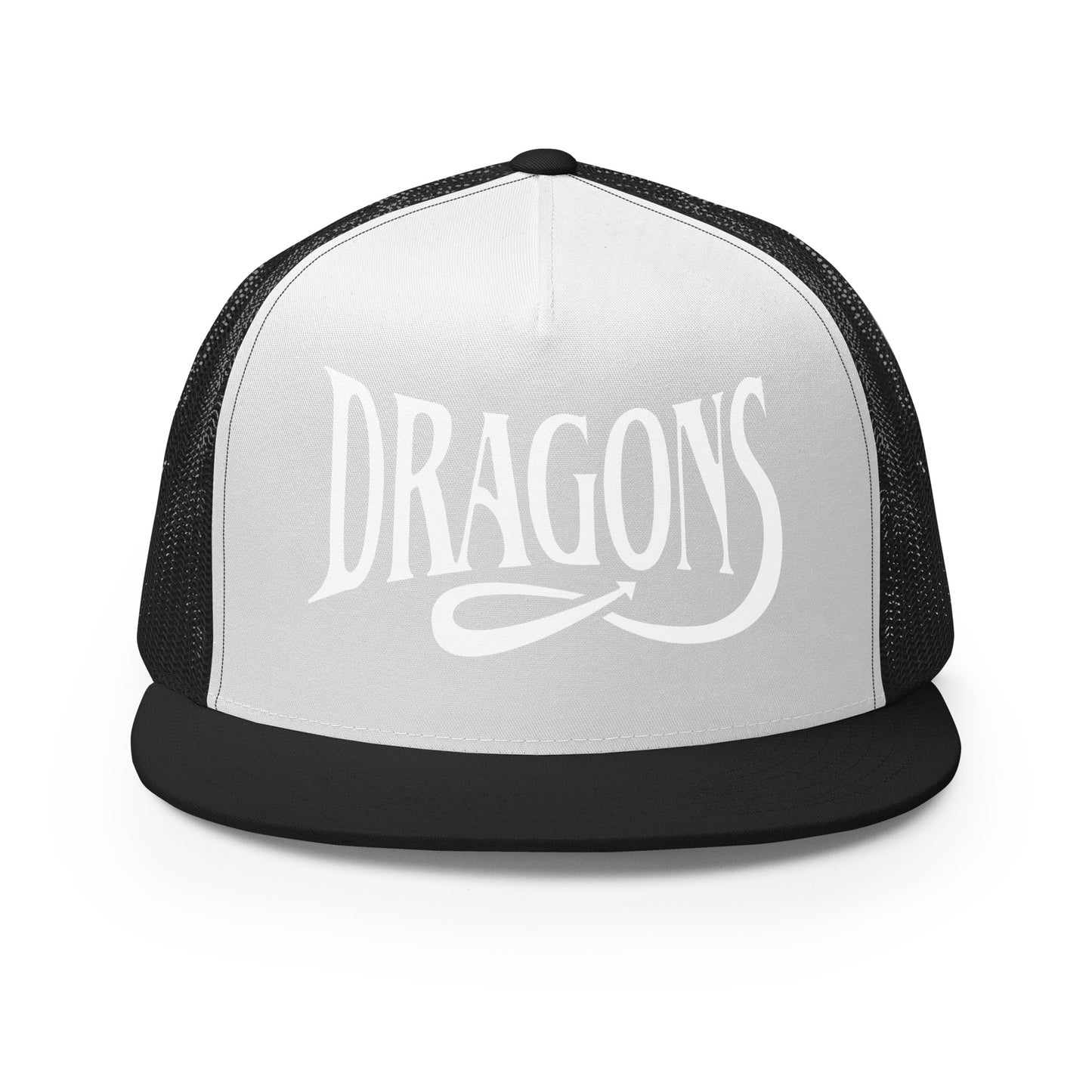 Performance | 5 Panel Trucker Cap | International Studies Middle School Volleyball | Crest Logo